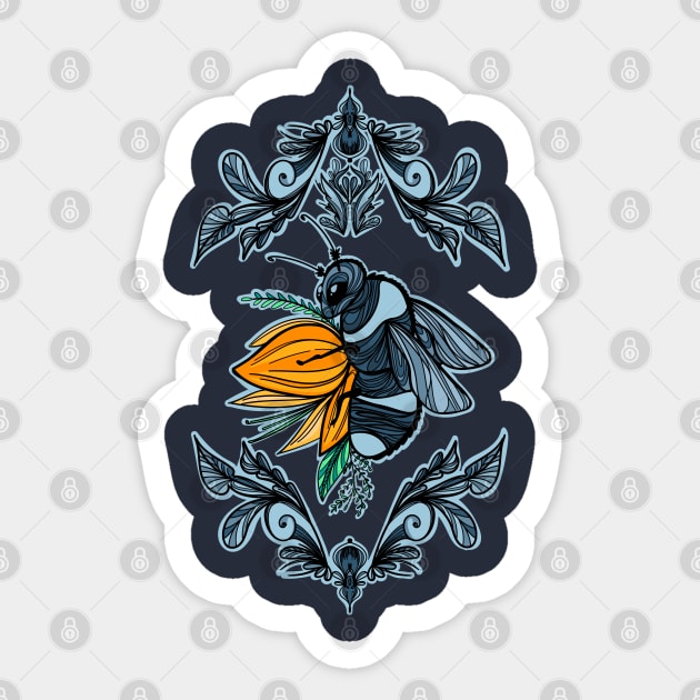 Busy Bee Sticker by MareveDesign